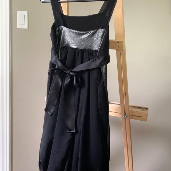 Italy Designer - Black chiffon dress - Picture 9 of 10